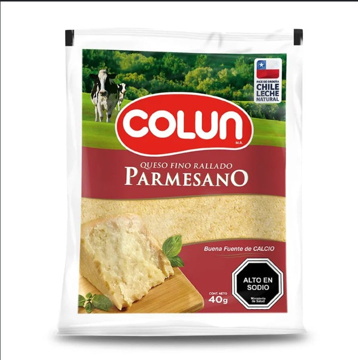 Queso parmesano Colun 40 grs