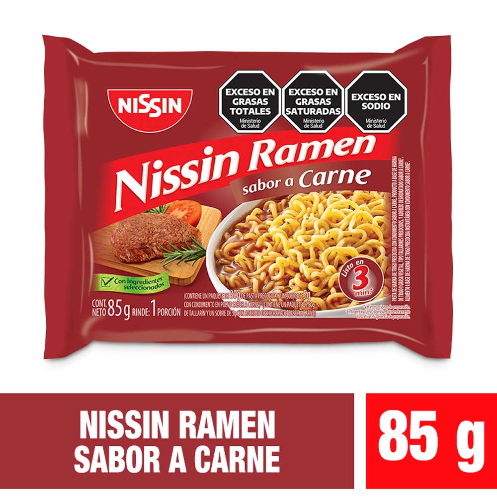 Ramen Carne Nissin 85 g