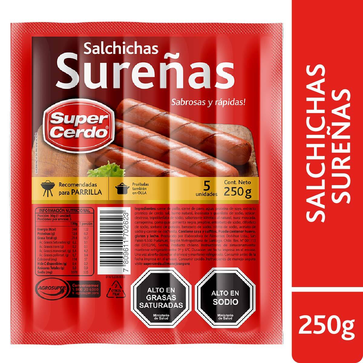 Salchicha Surenas 250grs
