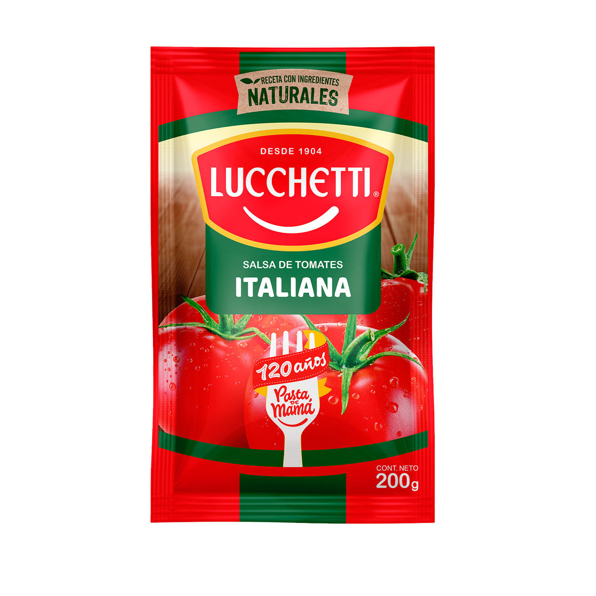 Salsa de Tomate Italiana Lucchetti 200 g