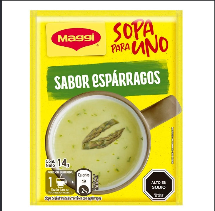 Sopa Para Uno Esparragos Maggi