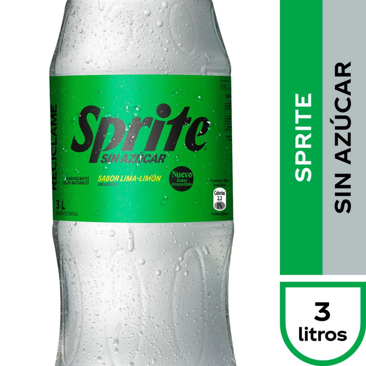 Sprite Sin Azucar 3 L
