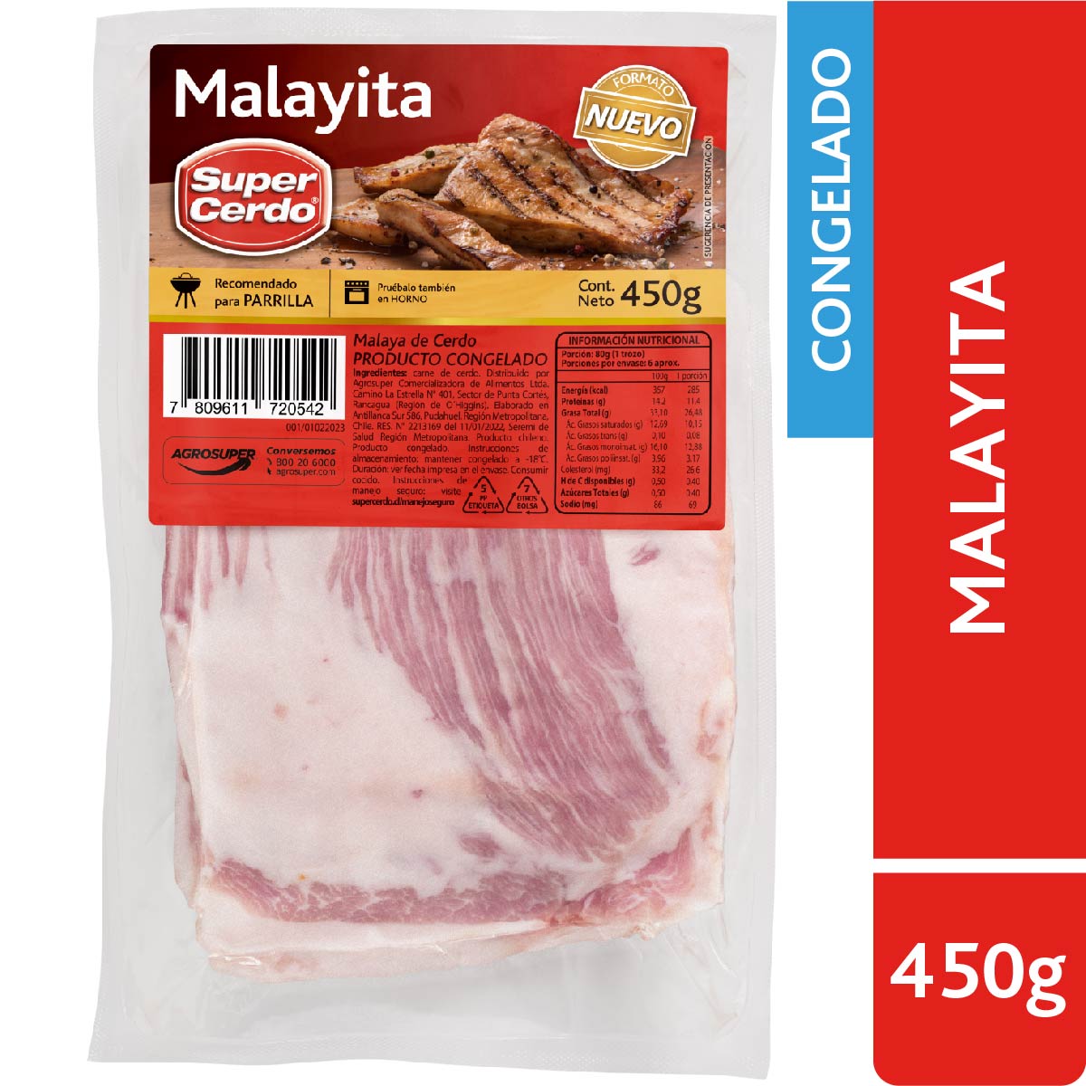 Malayita de cerdo 450grs