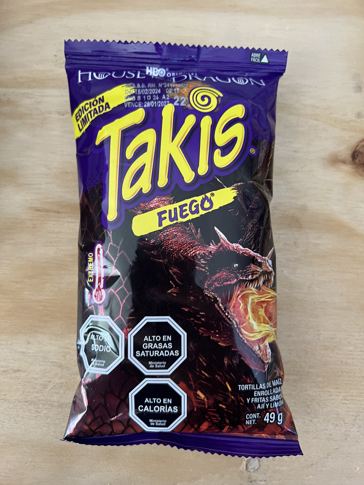 Takis fuego 49 grs