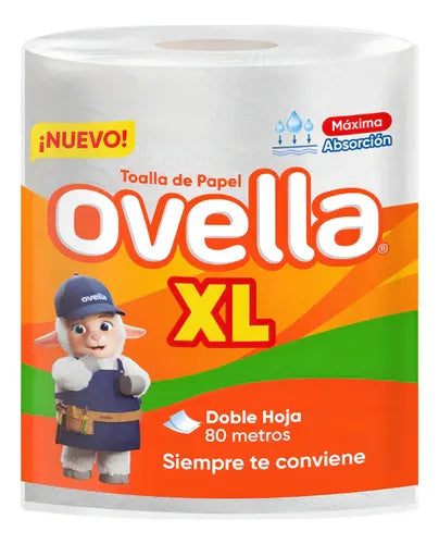 Toalla de papel Nova Ovella XL 80 m