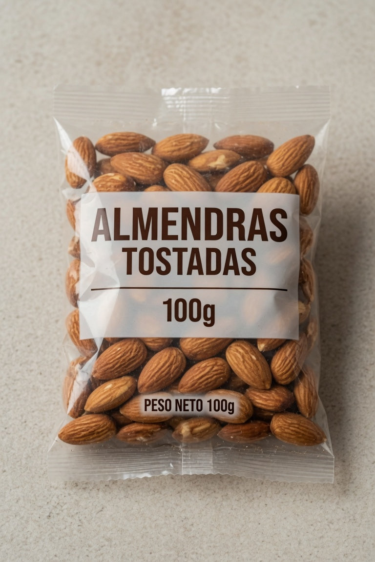 Almendras tostadas Saladas 100G